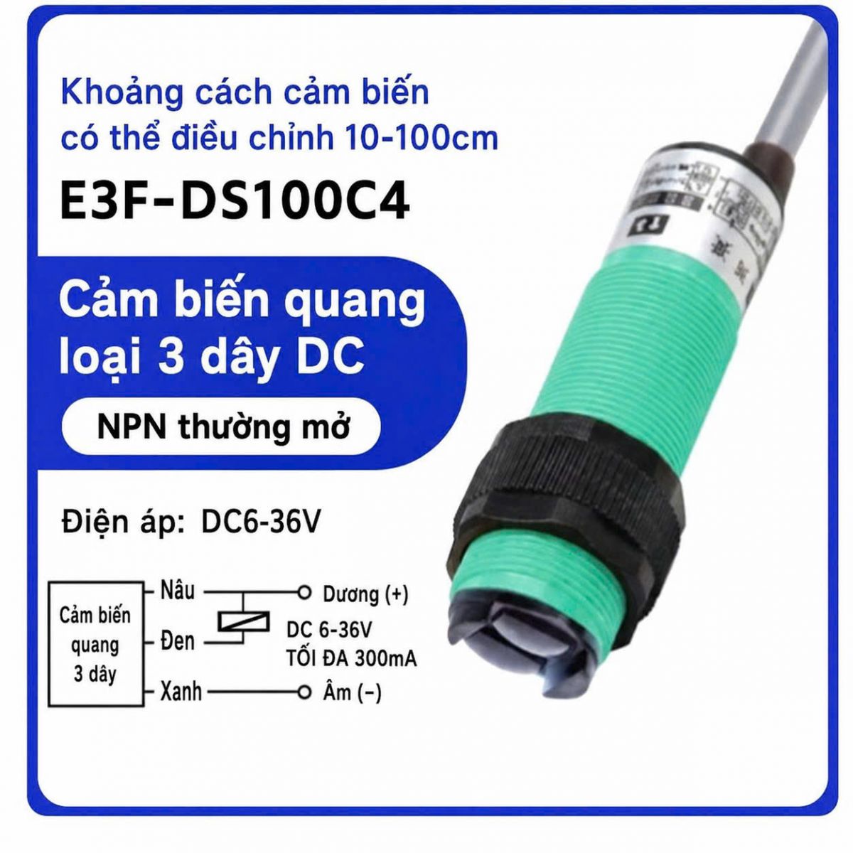 Cảm biến quang E3F-DS100C4