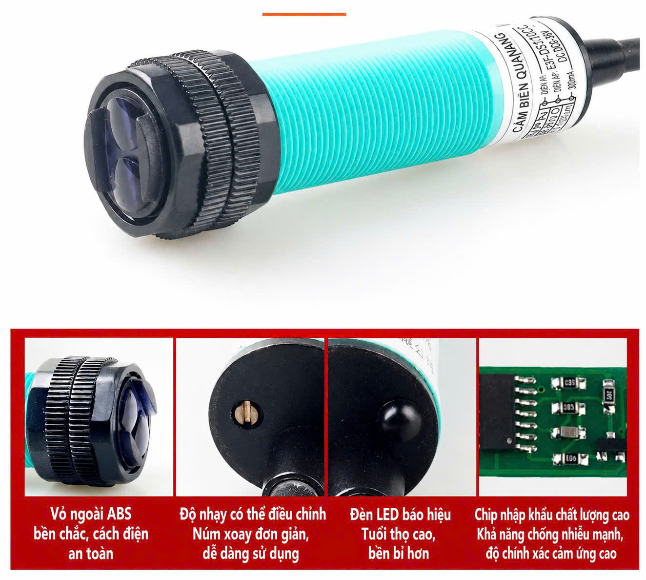 Cảm biến quang E3F-DS100C4