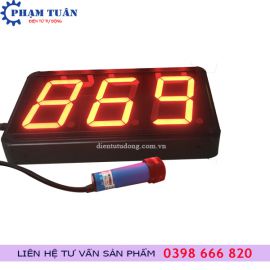 HỘP ĐẾM 3 SỐ LED LỚN 9X12cm