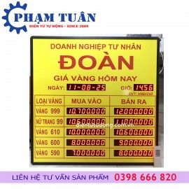 Bảng giá vàng điện tử 80 x 80cm