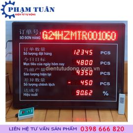 BẢNG THEO DÕI SẢN LƯỢNG SẢN XUẤT 800mm x 600mm