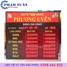 BẢNG GIÁ CÁC LOẠI VÀNG 