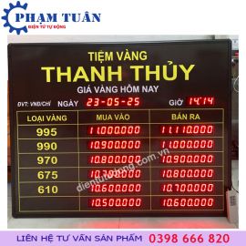 Bảng giá tiệm vàng 1000mm x 800mm