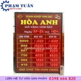 BẢNG GIÁ VÀNG HÔM NAY 800mm x 900mm