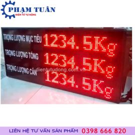 BẢNG LED HIỂN THỊ DỮ LIỆU CÂN QUA CỔNG RS485