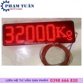 Bảng led kết nối cân điện tử - đơn hàng anh Huỳnh Lăng tại Bình Dương ( nay là Hồ Chí Minh)