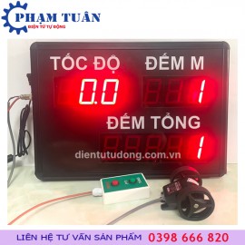 Bảng led đo chiều dài và tốc độ - đơn hàng của anh Thanh tại Phú Thọ