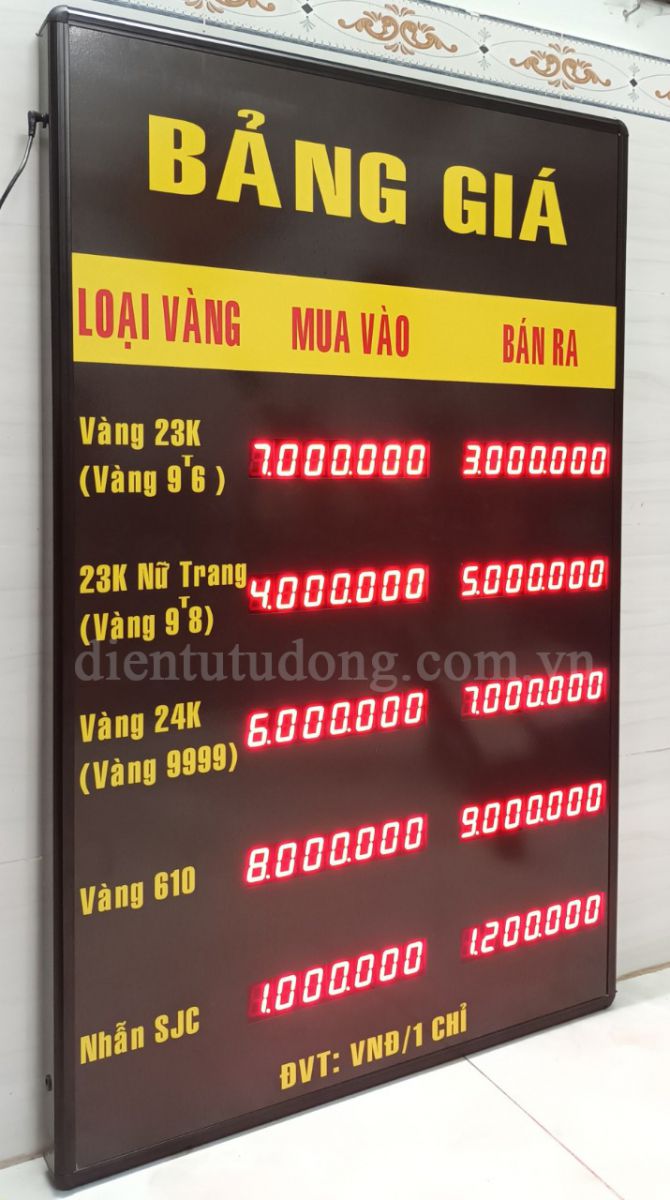 Bảng giá tiệm vàng ( 680 x 1080) tại Tân Phú-Hồ Chí Minh