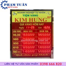 BẢNG GIÁ VÀNG 695mm x 800mm