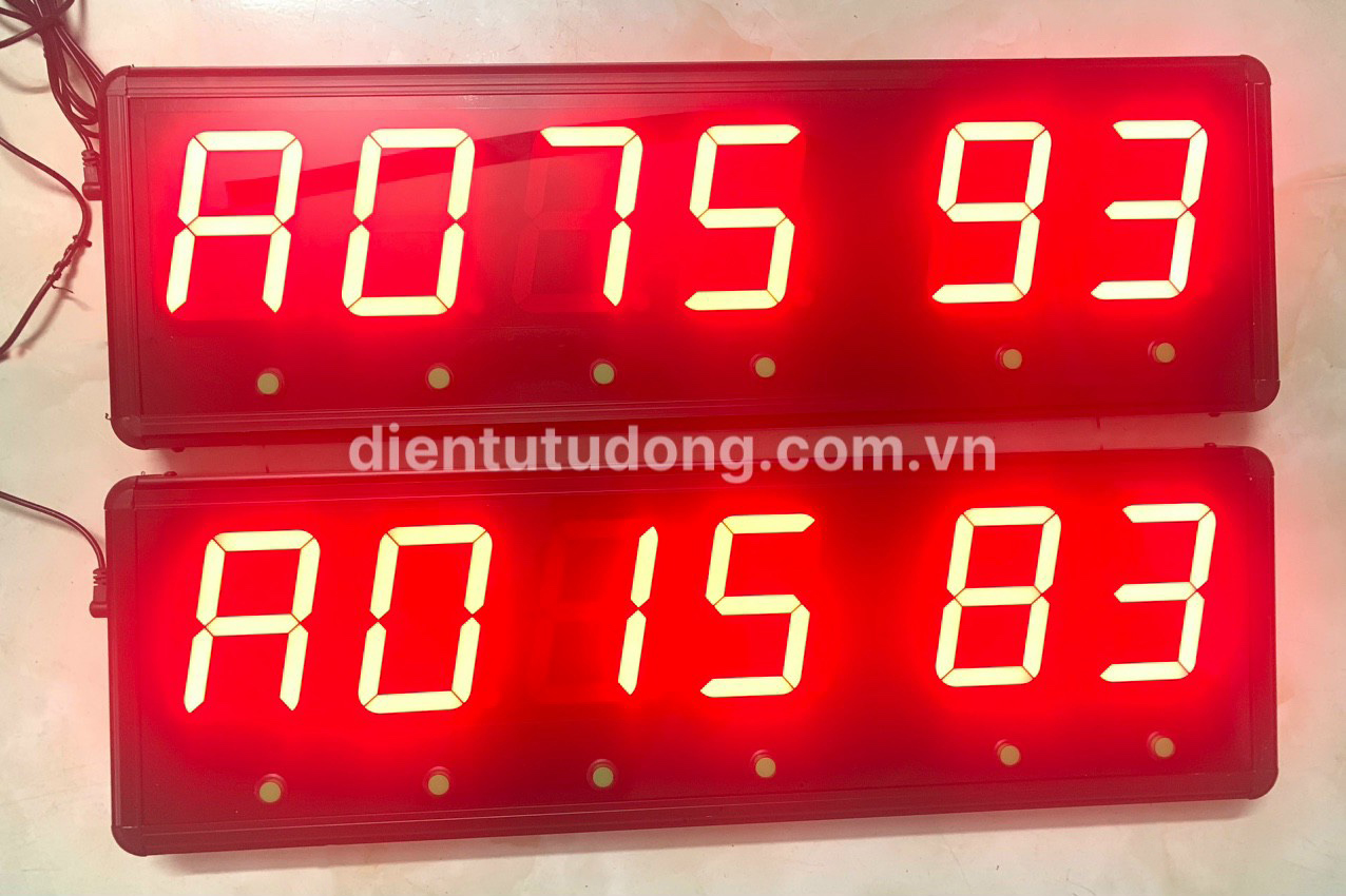 Bảng led hiển thị 6 số tại Đồng Nai