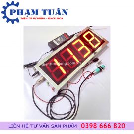 Bộ đếm sản phẩm 4 số lớn, cảm biến E3F-DS100C4