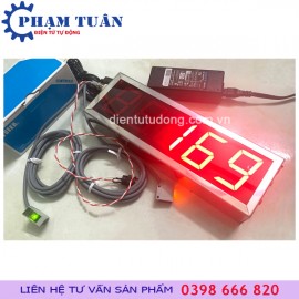 Máy đếm bao 5 số - hiển thị 2 mặt