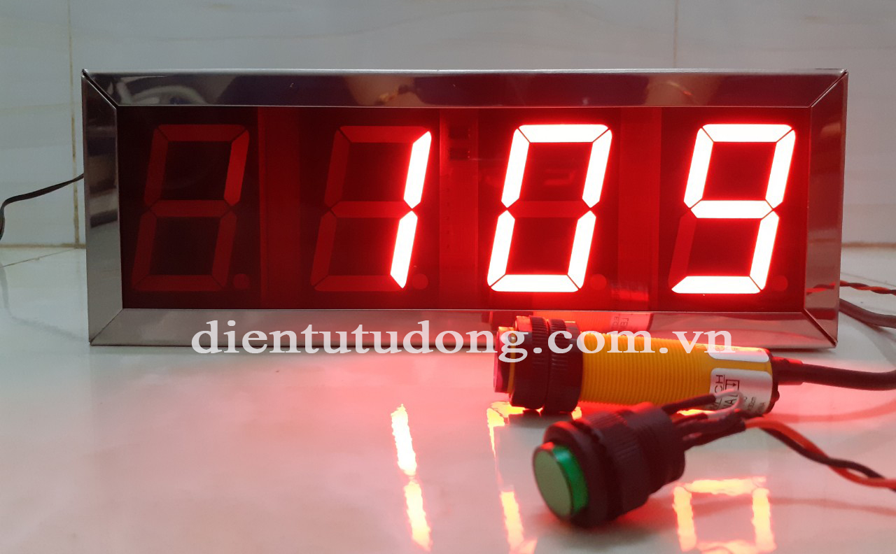 Bộ đếm sản phâm 4 sô led 5x7cm - khách hàng Đồng Nai