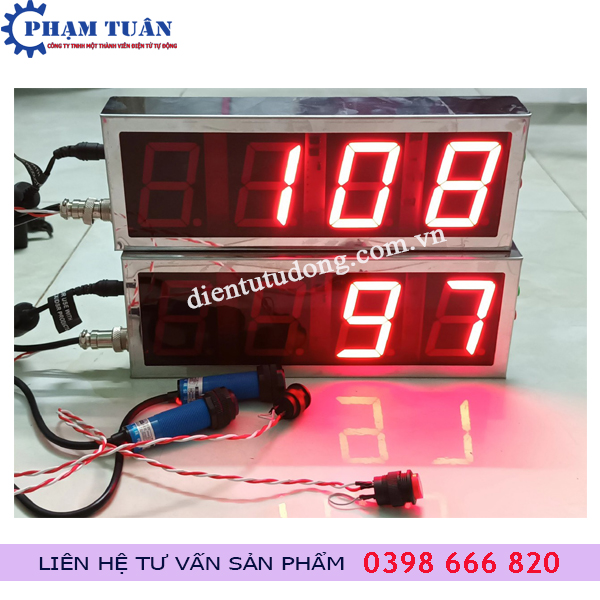 Hướng dẫn sử dụng bộ đếm sản phẩm/ thiết bị đếm số lượng/máy đếm sản lượng/bộ đếm bao