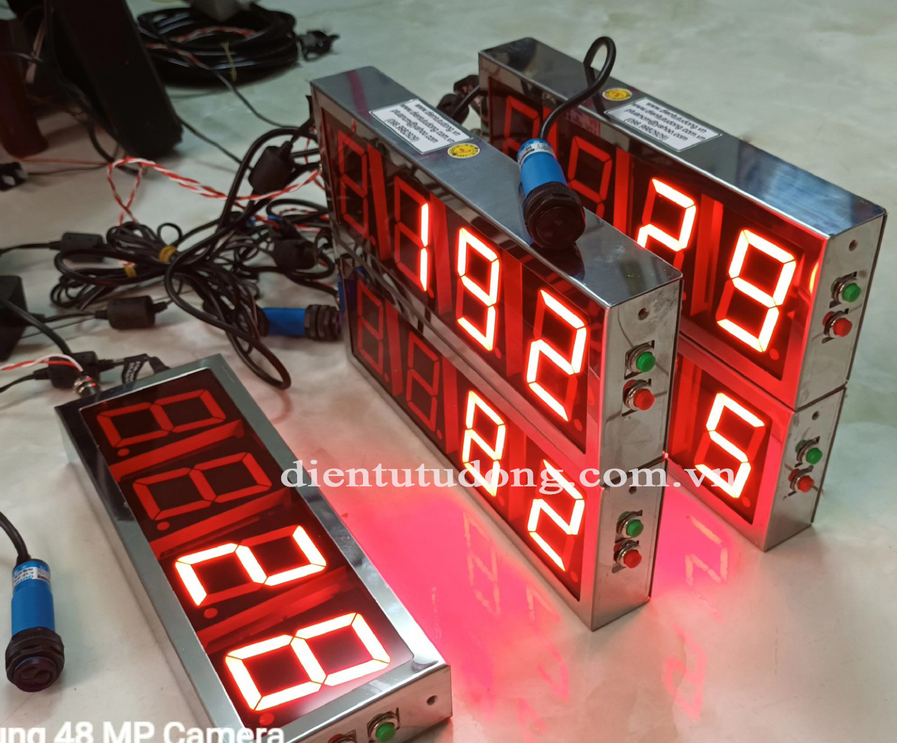 Bộ đếm sản phẩm 4 sô / máy đếm số lượng