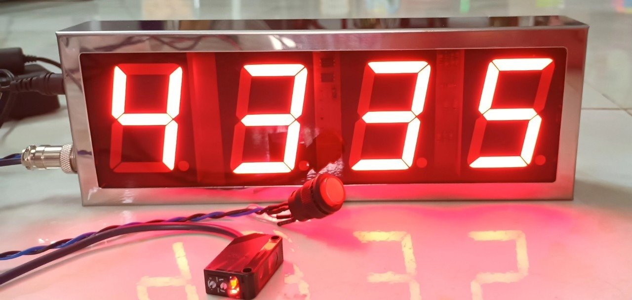 máy đếm bao trên băng tải