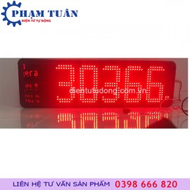 Bộ đếm sản phẩm 6 số LED P10- cảm biến quang