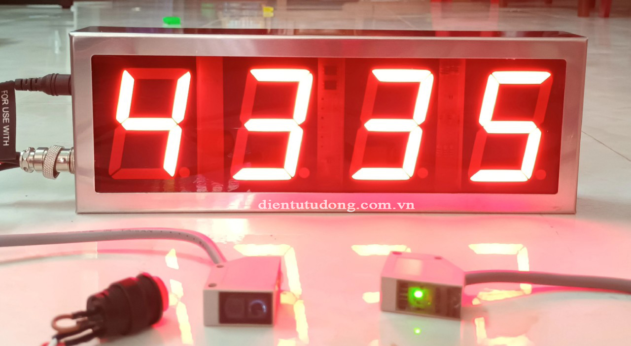 Bộ đếm sản phẩm công nghiệp - cảm biến thu phát 