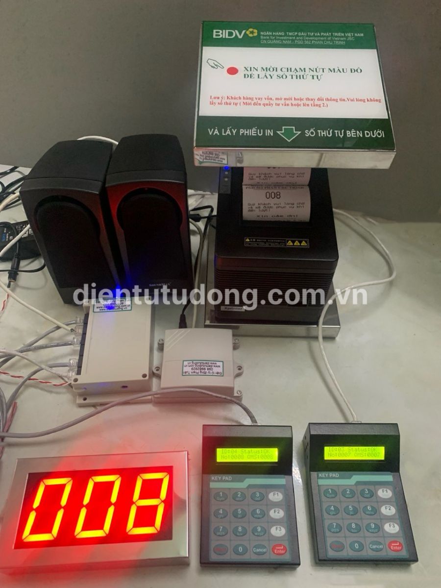 hệ thống gọi số thứ tự ngân hàng tại Quảng Nam