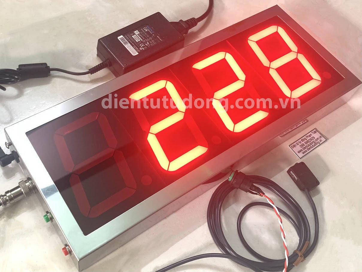 Máy đếm bao trên băng tải / màn hình led 9x12cm