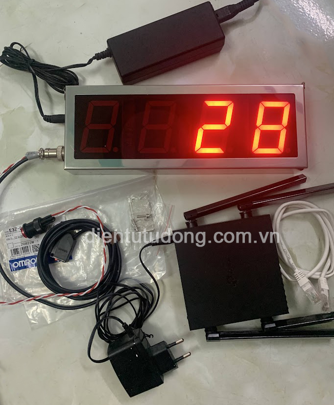 Máy đếm bao xi măng