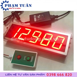Máy bấm số lượng 5 số - Cài đặt số đếm tăng N+ - đơn hàng của anh Trí Nguyễn tại Thái Nguyên