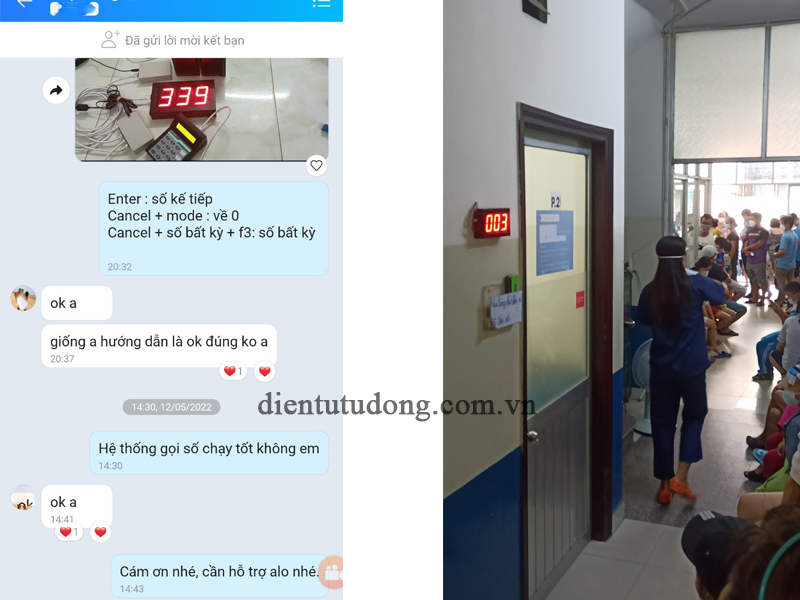 Hệ thống gọi số cho phòng khám- đánh giá tạiQ12 Hồ Chí Minh