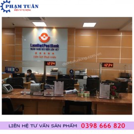 Máy lấy số thứ tự tại ngân hàng LienVietPostBank - Thủ Đức, Hồ Chí Minh