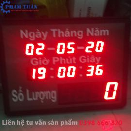 BẢNG HIỂN THỊ ĐIỆN TỬ THEO DÕI TIẾN ĐỘ NĂNG SUẤT