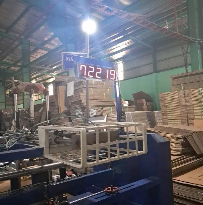 bộ đếm số lượng thùng giấy  hiển thị 2 mặt bộ đếm số lượng thùng giấy  hiển thị 2 mặt